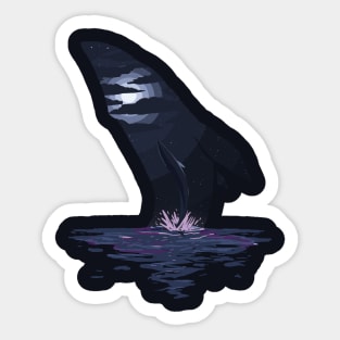 Night Breach : Blue Whale Sticker